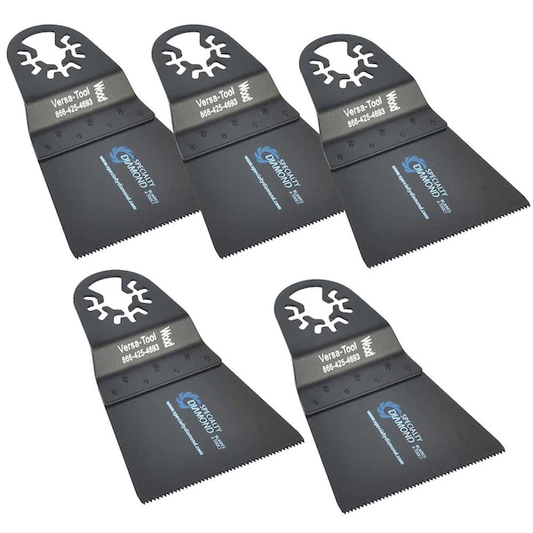 Versa Tool 65mm HCS Wood Cutting Multi-Tool Saw Blades, PK 5 AB5D - main